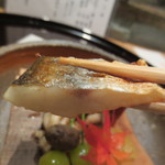 新宿割烹 中嶋 - 魳の焼き具合いい感じでした。