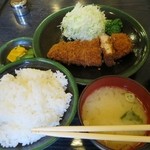 Tonkatsu Yamaki - ランチ（ロースカツ）￥９００