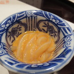 新宿割烹 中嶋 - イカの塩辛。これも美味しかった。