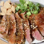 焼肉ここから - 伝説盛りヒレの仕上がり\(//∇//)\