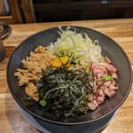 麺屋 貝夢 - 牡蠣まぜそば∶900円＋大盛150円