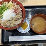 めし処 甲州亭 - 甲州言支豚の極上塩豚丼(1,080円)