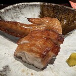 割鮮 入たに - 和牛しぐれ煮、播州百日鶏の手羽先