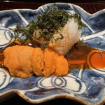 割鮮 入たに - 【 アオリイカとバフン雲丹 】