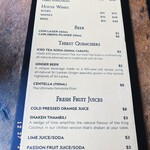 Ministry of Crab - ドリンクメニュー