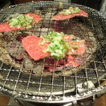 万両 - 片面だけ焼いて頂きます♥