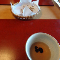 ろあん松田 篠山店 - 黒豆茶とあげそば