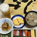 Kenzan - 家に帰って晩酌のビールを楽しみます