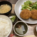 すみび和くら - 牛タンコロッケ定食　1300円