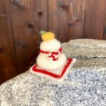 手打ちうどん 大蔵 - フェルト製 鏡餅