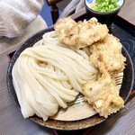 手打ちうどん 大蔵 - かしわ天ざる