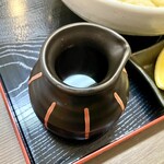 手打ちうどん 大蔵 - えび天ぶっかけ(ぶっかけ出汁)