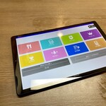 手打ちうどん 大蔵 - タッチパネル式注文タブレット