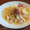 珈琲哲學 - ベーコンとキャベツのペペロンチーノ