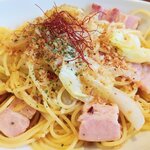 珈琲哲學 - ベーコンとキャベツのペペロンチーノ