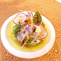 Au petit bonheur - 大分県よりイシダイとアンディーブのサラダ仕立て