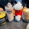 BLACK&STAR Coffee - オレンジジュース▶︎チョコレートフラッペ▶︎マンゴーベリーフラッペ▶︎カフェラテ