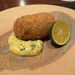 奈良屋町 青 - セイコガニのクリームコロッケ