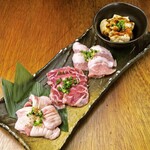 Yakiniku Mirai - 豚4種盛り