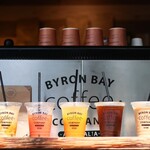 Byron Bay Coffee AOSHIMA - コーヒー以外のジュースメニューもオーストラリアスタイル