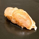 鮨屋 与兵衛 - 八幡浜　白甘鯛昆布締め　25°C / 35°C