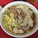 ラーメン二郎 - 料理写真:小ニンニクアブラショウガ＋おろしぽん酢　800＋100円