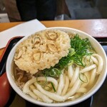 因幡うどん - 肉ごぼう天うどん　肉どこ？