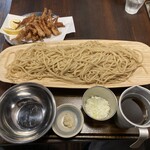 Sapporo Gyouza Seizousho - いかげそ小麦そばランチ