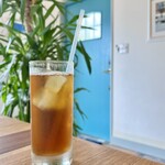 KARIYADO CAFE - ドリンク、ミニポテトサラダ付