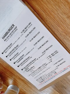 KARIYADO CAFE - メニュー