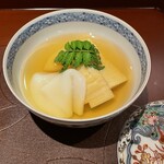 Chisou Sottaku Ito - 朝堀筍とコシヒカリ餅の雑煮　