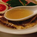 田中の中華そば - スープ
