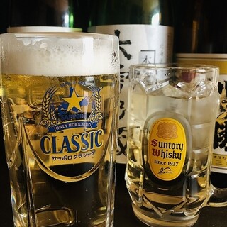 飲み放題がお得◎120分1280円/生ビール込1580円