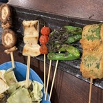 Uokushi Sakurasaku - 野菜の串焼き盛り合わせ