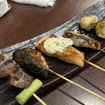 魚串さくらさく - 魚の串焼き盛り合わせ