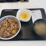 吉野家 宇都宮城東店 - 朝牛、並、つゆ無、生卵