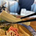 鶴亀堂 - メンマの食感と薄味がとても美味しい