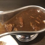 トック - 牛すじカレー小盛