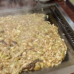 Okonomiyaki Dondon - 焼き上がり