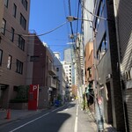 HAYAKAWA coffee - 九段下 中路さんの右脇の通りを専大通り方向へ