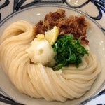 うどん茶屋 志道 - 志道 肉ぶっかけ￥580円（税抜）