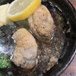 玉家 - ぷりぷりの牡蠣のバター焼き！焼いても縮んでない！