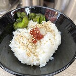 らーめん 武双家 - 特製ラーメン＋のり増し＋無料ライス中
950円＋100円
