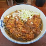 鈴家 - かけそば+ゲソ天 350円+300円