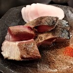 Yushima Tenjinshita Sushi Hatsu - しめ鯖　鰤　蕪