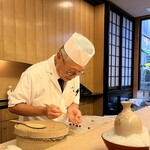 山玄茶 - 始終、ほがらかでにこやかな大将。おもてなしの心は祇園一ですね！