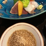 山玄茶 - 正統派の山葵醤油ももちろん美味しいですよ。