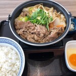 吉野家 - 料理写真:牛すき鍋御膳787円税込Tポイント利用で実質無料！