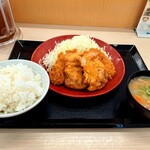 Katsuya - ロースカツから揚げ定食