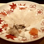 Sushi Kiraku - 天然虎河豚の刺身